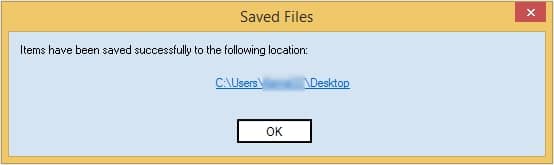 conversion process is  successfully completed